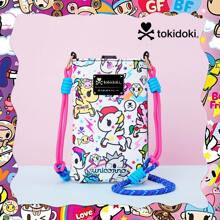 TOKIDOKI Tokidoki Unicorno PU Leather Crossbody Cell Phone Purse, Lightweight Shoulder Bag Wallet Credit Card