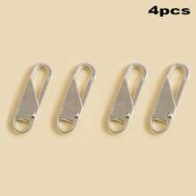 10件/8件/6件/4件/2件/1件/12件装不锈钢拉链维修套装 - 通用拉链头更换，适用于服装和钱包 - 安装简便，经久耐用