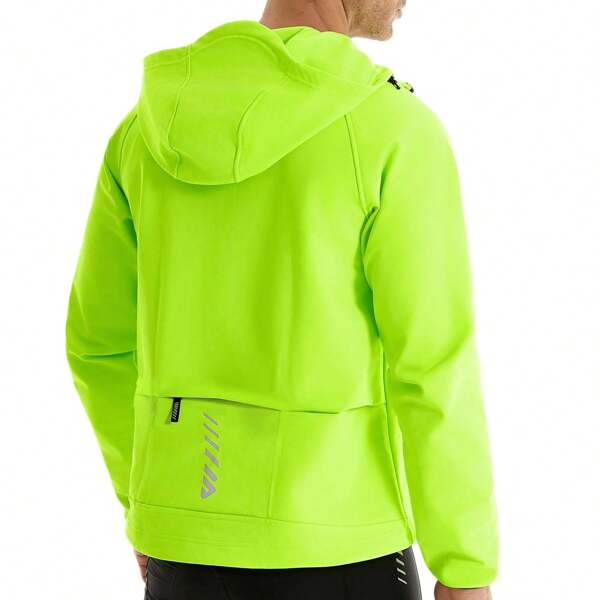 wulibike Wulibike Women's Lightweight Packable Cycling Jacket,Reflective Rain Windbreaker Hooded For Running,Hiking Outdoor Sports