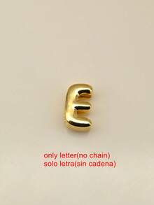 MECYLIFE 1 chiếc vòng cổ tên tùy chỉnh, mặt dây chuyền chữ cái phổ biến được cá nhân hóa dành cho phụ nữ làm quà tặng sinh nhật phụ kiện thời trang, chuỗi chữ cái được bán riêng - Vàng - Xem 30