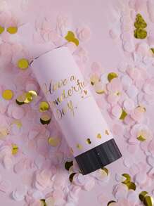 2pcs Mini Handheld Confetti Exploder, Suitable For Weddings, Birthdays And Special Occasions - Ideal Choice For Christmas, Halloween, New Year Celebrations