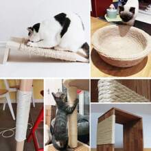Sisal Rope Tree Scratching Post Replacemen Rope Sisal Protect Sofa Cats Scratcher Rope Scraper Cats Toy