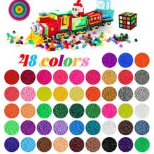 4000pcs 5mm Perler Beads Kit - 48 Colors, For DIY Crafts Decoration, Birthday Holiday Crafts Gifts, DIY Pixel Art And 3D Crafts - Creative Handmade Gift Set