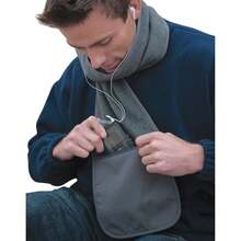 Result Fleece Pocket Winter Scarf (Grey) - Grey - View 2