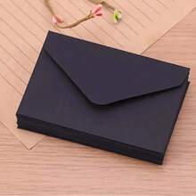 10-50 件经典白色黑色牛皮纸空白迷你纸质窗口信封、小卡片/便条夹，适用于婚礼邀请函、圣诞节庆祝和生日派对礼物 - 彩色 - 查看 19