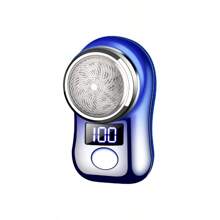 Afeitadora eléctrica mini recargable por USB con pantalla LED, adecuada para hombres y mujeres, diseño compacto y portátil - perfecta para viajes, oficina, uso doméstico, regalo ideal para hombres y mujeres, afeitadora portátil mini