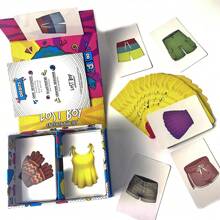 Juego de cartas de ritmo rápido - Juego de apilamiento colorido, adecuado para juegos de cartas de ritmo rápido y no estratégicos | Ideal para reuniones familiares, fiestas de Navidad y San Valentín | Incluye cartas azules/amarillas y divertidas ilustraciones de torres de apilamiento