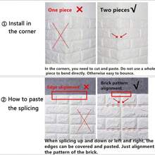 1/10/20 pièces Panneaux muraux 3D blancs auto-adhésifs, autocollants muraux en mousse pour la décoration de la maison, revêtement mural imperméable à l'eau facile à décoller et à coller, aspect de brique réaliste pour le salon, la chambre à coucher et la cuisine, construction légère et durable, parfait pour les projets d'amélioration de l'habitat en DIY