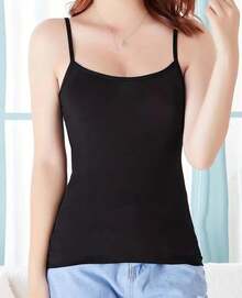 paquete de 4 blusas de tirantes - Café integral - Ver 3