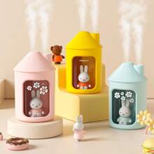 MIPOW COOL MIST HUMIDIFIER 380mL Enlarge Water Tank, 50ml/H Spray Volume, 2 Working Modes: Intermittent Mist (3 Seconds On/3 Seconds Off) & Continuous Mist. Humidifier Automatically Shut-Off When The Water Level Is Low.