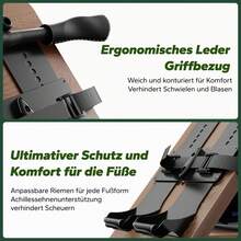 MERACH Water Rowing Machine Wooden Foldable, Rubberwood Material & Comfortable Seat, With Exclusive APP With Interactive Card Game, Immersive Rowing Experience, Ideal For Home Fitness - R23 Rubber Wood - View 6