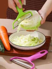 1 pieza, rallador de col grande, pelador de verduras, rallador de col, quitador de col morada, opcional en varios colores, esencial para el hogar