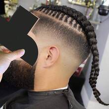 1Pc Hairline Design Card Beard Styling Line Tool Hair Styling Board