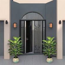 1 Bund großer künstlicher grüner Philodendron Pflanzen, geeignet für Außendekoration, Heim- und Bürodekoration, Tischgestecke, auch ideal für Hochzeiten, Geburtstage, Jahrestage, Ostern, Muttertag, Juni, St. Patrick's Day, Valentinstag, für Innen- und Außenbereich