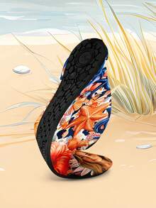 Women's Custom Water Shoes, Customized And Name Quick-Dry Aqua Socks Swim Beach Barefoot Yoga Exercise Wear Sport Accessories, Pool Camping Must Haves Adult Youth Size - Black - View 4