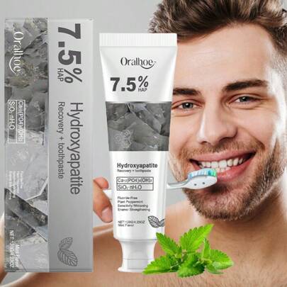 Whitening Tooth Toothpaste - Daily Gingival Whitening, Deep Cleaning Of Tartar And Stains, Lasting Fresh Breath To Remove Odor