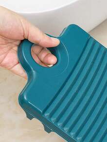 3 chiếc Tấm chà rửa chống trượt màu ngẫu nhiên, Tấm chà rửa cầm tay mini gia dụng, Miếng chà rửa quần áo dày - Nhiều màu - Xem 6