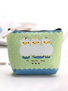 1pc Children's Cute Cartoon Style Eid Al Adha Themed Sheep Coin Purse, Cartoon Lamb Headphones, And Change Storage Bag, Suitable For Daily Outings, Vacations, And Travel, Is An Ideal Choice For Giving Gifts To Children - Multicolor - View 7