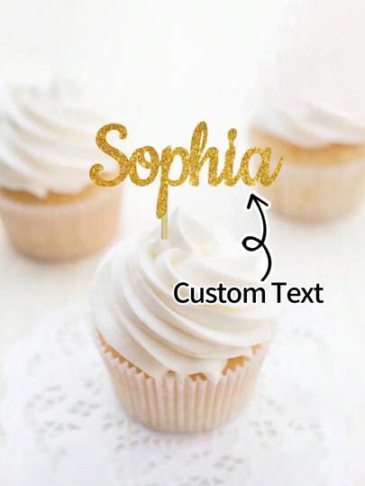 10pcs Personalized Birthday Party Cake Toppers, Customized Name LOGG Party Cake Decorations, Suitable For Wedding, Anniversary Cakes, Multi-Purpose, Anti-Mold, Delicate Decoration, High Quality, Customized, Personalized, Unique, Ideal Gift For Graduation, Birthday, Wedding, Home, Living Room, Bedroom, Tea Room, Christmas,Multi-Functional,Durable,Ornamental,Reusable,Exquisite,Stylish,High-Quality,Colorful,Modern,Custom,Personalized,Unique,Home Decor,Home Decor,Warm Ambience, Autumn Home Refresh