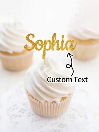 10pcs Personalized Birthday Party Cake Toppers, Customized Name LOGG Party Cake Decorations, Suitable For Wedding, Anniversary Cakes, Multi-Purpose, Anti-Mold, Delicate Decoration, High Quality, Customized, Personalized, Unique, Ideal Gift For Graduation, Birthday, Wedding, Home, Living Room, Bedroom, Tea Room, Christmas,Multi-Functional, ,Ornamental,Reusable,Exquisite,Stylish,High-Quality,Colorful,Modern,Custom,Personalized,Unique,Home Decor,Home Decor,Warm Ambience, Autumn Home Refresh,Chic Design