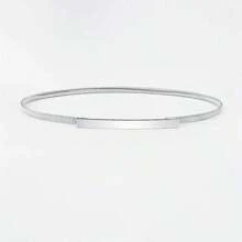 1pc Women's Stretchy Thin Waist Belt, Decorative Elastic Waist Chain For Dresses, Simple & Versatile Metal Waistband Summer, School Fall, Autumn, Halloween