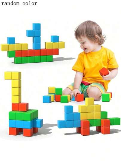 Magnetic Cube Toys For Kids, Magnetic Building Blocks Toys For Toddlers, Preschool Learning, Sensory Montessori Toys, Creative Toys For Boys And Girls Over 3 Years Old, Halloween Christmas Gifts Ideal Educational Sensory Toys, Fun Building Games For People Aged 3 And Up, Magnetic Construction Toys Bring Educational Fun, Promote Brain Development, Enhance Learning And Imagination,Magnetic Blocks,Montessori Toys,Montessori