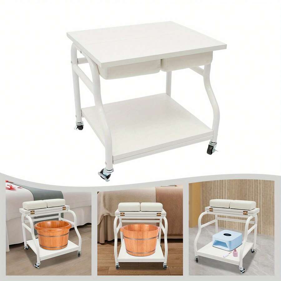 YUNRUX Spa Massage Table - White - View 1
