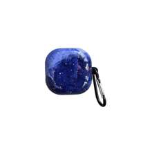 Galaxy Buds Marble-TPU Case For Buds 2/Pro/Pro 2/Live/FE, Scratch-Resistant & Anti-Slip Texture, Sleek & Stylish Design With Detachable Carabiner