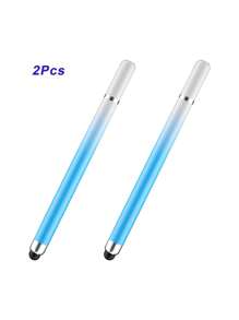 Dual-Spitzen Makronen Farbverlauf Touchscreen Stylus Stift, runde Scheiben Touchscreen Stift für Handy, Tablets, Schreiben, Bearbeiten, Zeichnen, universeller kapazitiver Stylus