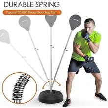 Speed-Adjustable Freestanding Reflex Bag Kit Freestanding Punching Bag For Boxing MMA Training Home Gym Workout Equipment For Adults And Youth - Black1 - View 6