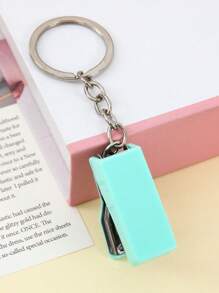 1pc Mini Stapler, Candy Color Compact Portable Student Office Stapler, Cute Handheld Effortless Stapler, Novelty Creative Metal Binding Stationery - Back To School Supplies (Random Color)