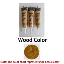 Pintura y masilla reparadora de color para muebles de madera, relleno de grietas en madera, repara muebles de madera dañados, masilla coloreada para pisos, apta para sillas, mesas, pisos de madera y otros muebles de madera - Multicolor - Ver 11