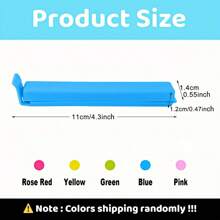 5/10/20pcs Plastic Food Bag Clips, Reusable Moisture And Dust Proof Sealing Clips For Snack Bags, Kitchen Storage Organizers And Accessories