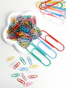 Colorful Coated Paper Clips, Macaron Colors Paper Clips, Student Back To School Stationery, Essential Office File Organizer Paper Clips, Various Sizes Available - Multicolor - View 7