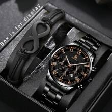 Zestaw 3 sztuk męskich nowatorskich wielofunkcyjnych portfeli o dużej pojemności wysokiej jakości, idealny romantyczny prezent, jednolity kolor skórzany portfel męski PU, modny na każdą porę roku, prezent świąteczny o dużej pojemności z wieloma przegródkami na karty, styl biznesowy casual, prezent urodzinowy, prezent na ukończenie szkoły, prezent na dzień ojca