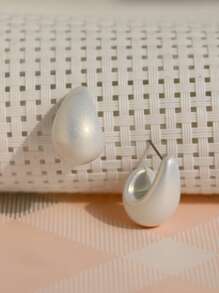 2 Pièces Polyvalentes Boucles D'oreilles En Forme De Goutte D'eau Géométrique Ccb, Parfaites Pour Les Festivals, Les Anniversaires, Les Fêtes, Les Mariages, Les Vacances, Les Achats Et Le Travail