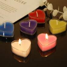 EXCLUSIVO: Caja del amor eterno de mamá - 9 velas con aroma en forma de corazón, frascos de vidrio reutilizables, regalo perfecto para hija/madre para cumpleaños y Día de la Madre - Rojo - Ver 7