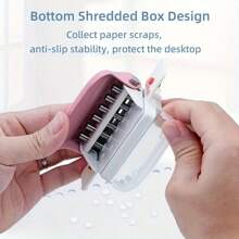 1 pieza Perforadora de 6 agujeros, herramienta de encuadernación de hojas sueltas para manualidades