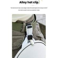 1pc Adjustable Luggage Strap, Luggage Strap, Hat Clip, Water Bottle Shoulder Strap, Clothing Clip, With Hat Clip And Water Bottle Shoulder Strap, Travel Suitcase Travel Safety Carrying Strap, Multifunctional Luggage Strap, Can Be Hung On Waist Belt Backpack Luggage, Suitable For Hiking, Fishing, Travel, Travel Accessories, Travel Essentials, Cruise Essential Items
