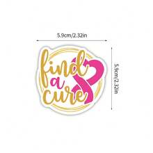 50 件红丝带贴纸乙烯基美学贴纸剪贴簿、日记本、笔记本电脑、保险杠、滑板、水瓶、电脑、手机、卡通、安全帽、汽车贴纸 - 彩色 - 查看 2