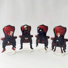 Jujutsu Kaisen 1pc/Set Anime Peripheral Jujutsu Kaisen Acrylic Stand, Gojo Satoru Decorative Creative Display, Itadori Yuji Desktop Card Holder, Fushiguro Megumi, Room Decor, Bedroom Decor, Holiday Gift Back To School