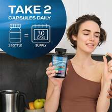 Abronikey 1 Bottle |  Zoyava Corti-Soothe | All-In-One Cortisol Support Supplement | Magnesium, Ashwagandha, L-Theanine & 10+ Powerful Ingredients | 60 Capsules | Made In USA - 1 瓶 - 查看 6