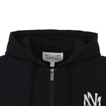 Mitchell & Ness 2024 Mitchell & Ness Brand Lifestyle Knitted Jacket/Hoodie, Knitted Pullover Hoodie MNRQAWTOHC010-BLK