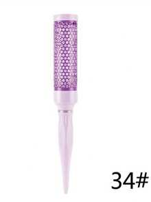 1支紫色圆形发梳 - 卷发、直发、吹干造型工具 - 适用于普通发质 - 专业沙龙及居家护发，返校季、旅行度假必备，女士发饰，梳子，发刷，边缘梳，梳发，梳子，梳发，解结梳，球形梳，理发师，美发工具，美发产品，发饰，后梳，护发，梳子，理发师配件，梳发，卷发梳，旅行，美发用品，解结梳，球形梳，迷你发梳，发饰，卷发产品，美发设备，配件，圣诞节，理发师配件，发饰，美发，木梳，梳发，卷发梳，解结梳，女士发梳，头发，旅行，美发产品，美发工具，美发用品，理发师，理发师配件、理发店、美发设备 - 彩色 - 查看 6