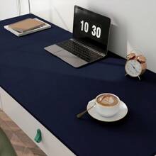 1 Roll Of Dark Blue Frosted Matte Contact Paper Self-Adhesive Removable PVC Wallpaper Suitable For Living Room Decoration, Bedroom Decoration, Cabinet Decoration, Home Decoration Vinyl Film Wall Decor Bathroom Bathroom Decor Wall Paper Wallpapers Kitchen