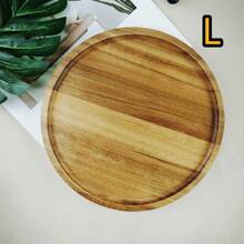 Versatile Round Wooden Tray, Made Of Rosewood, Suitable For Kitchen, Dining Room, Dining Table Tray, For Coffee, Tea, Cake, Cheese, Bread, Home And Kitchen Decor, Ideal Gift For Christmas, Halloween, Valentine's Day, Thanksgiving
