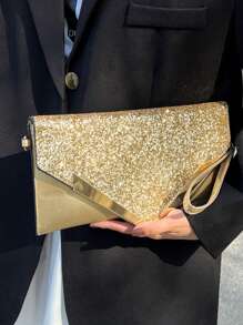 Sac de soirée élégant décoré de paillettes
