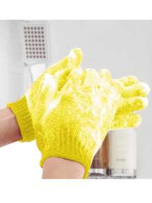 10pcs Shower Exfoliating Gloves, Multi-Color Body Exfoliating Gloves With Hanging Loop, Scrub Exfoliating Gloves For Body Face Spa Washing Deep Exfoliation