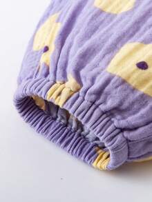 mini bala Boys' And Girls' Pants Summer Quick-Dry Mosquito-Proof Loose Baby Girl Skin-Friendly Soft Long Pants - White Purple - View 6