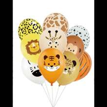 10/20/100 stuks feestballonnen met bosdierenthema, geschikt voor feestdagen, feesten, kamperen, tuindecoratie en verjaardagsvieringen